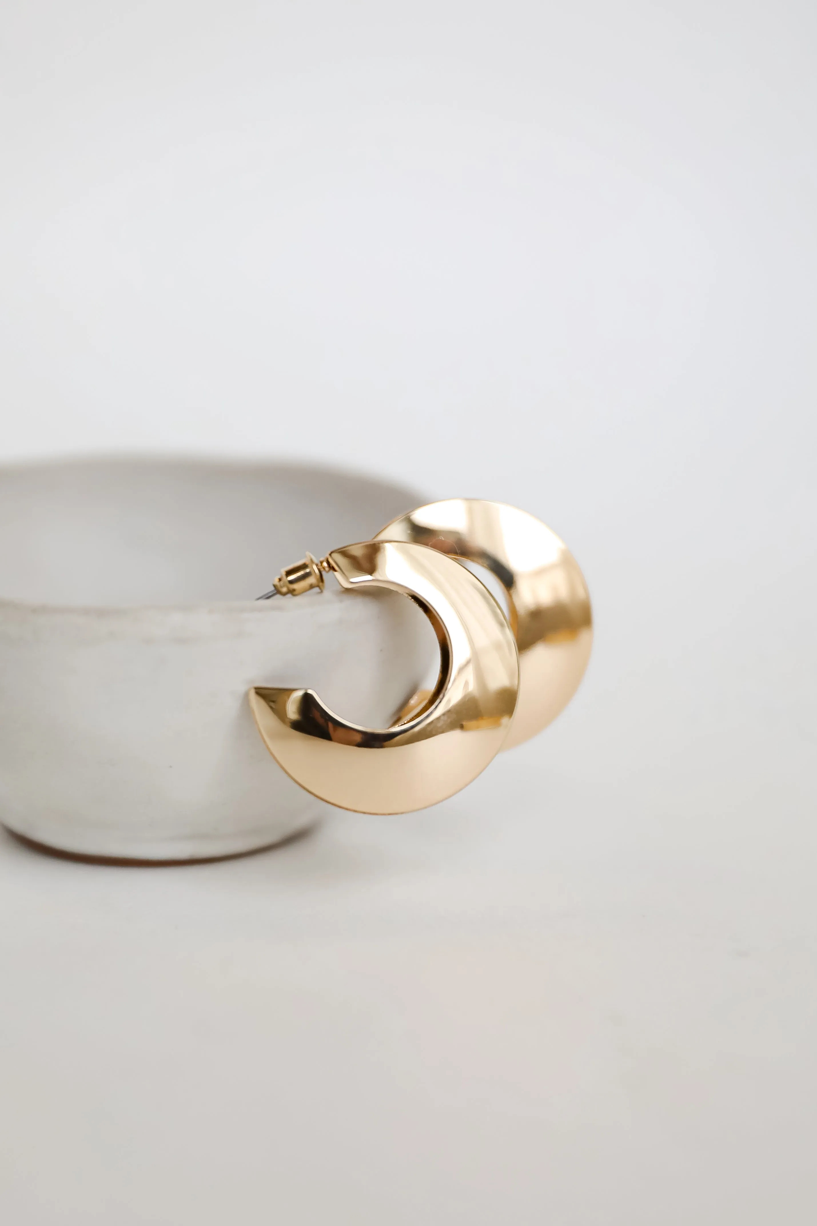 Sadie Gold Hoop Earrings