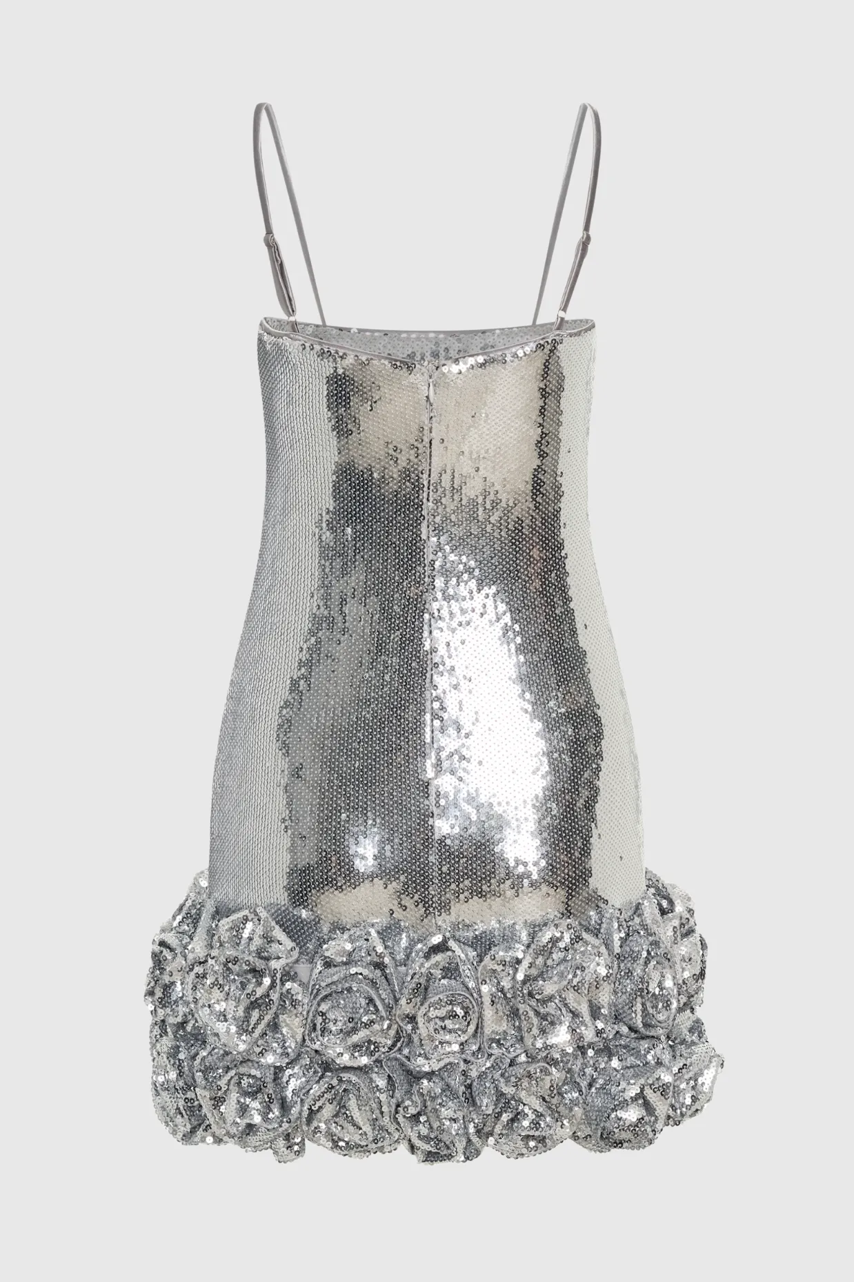 Sequin Flower Appliqu Mini Dress Gloria Lanvin