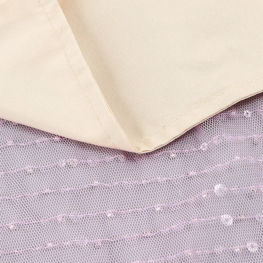 SEQUIN GLITTERING MAXI DRESS IN PALE PURPLE Gloria Lanvin