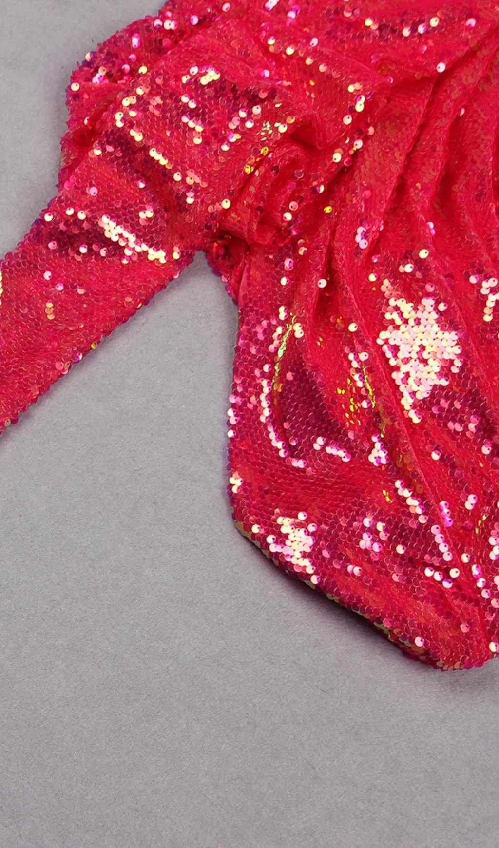 SEQUIN ONE SHOULDR MINI DRESS IN PINK Gloria Lanvin
