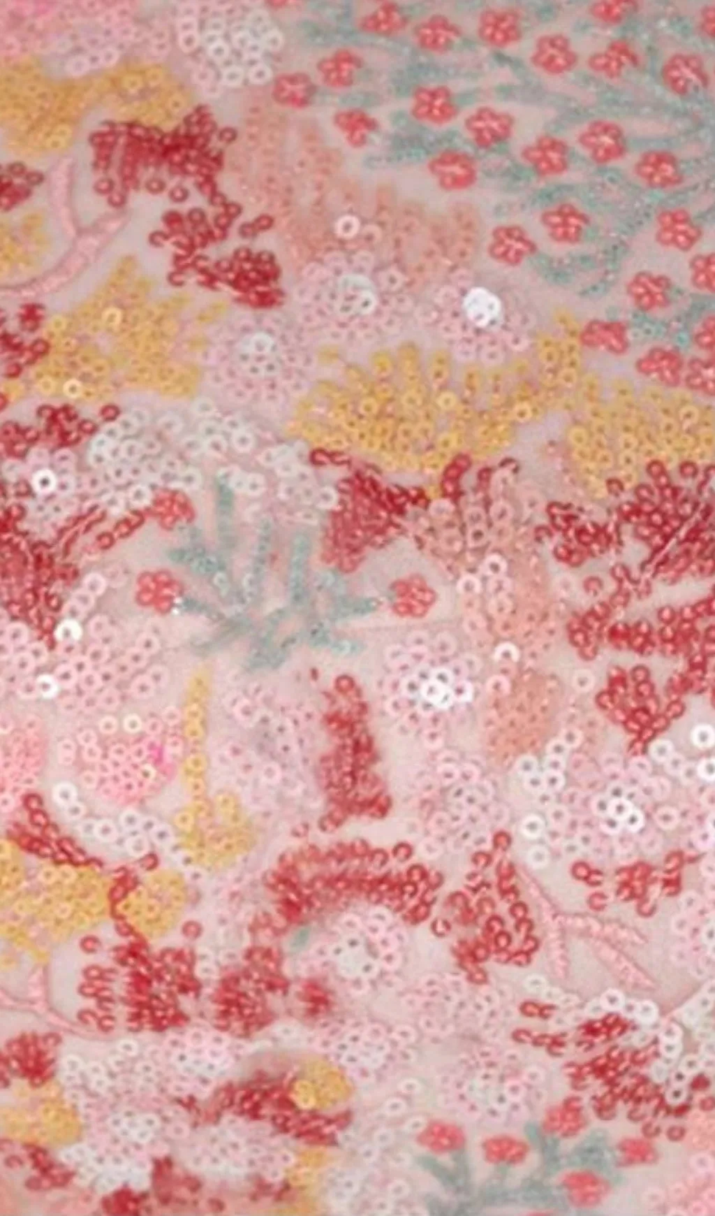 SEQUIN STRAPLESS FLORAL MAXI DRESS Gloria Lanvin