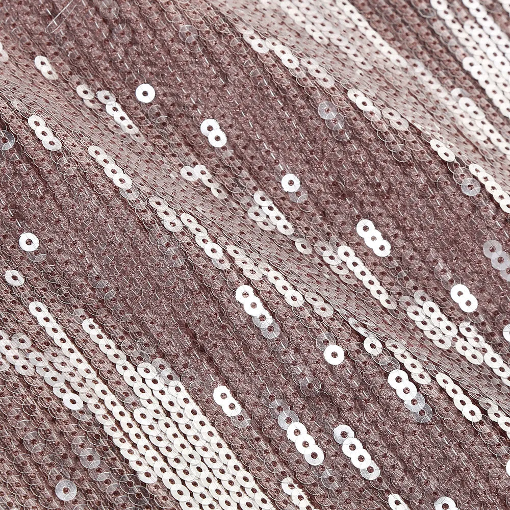 SETLLA BOW DETAIL SEQUIN MAXI DRESS IN BROWN Gloria Lanvin