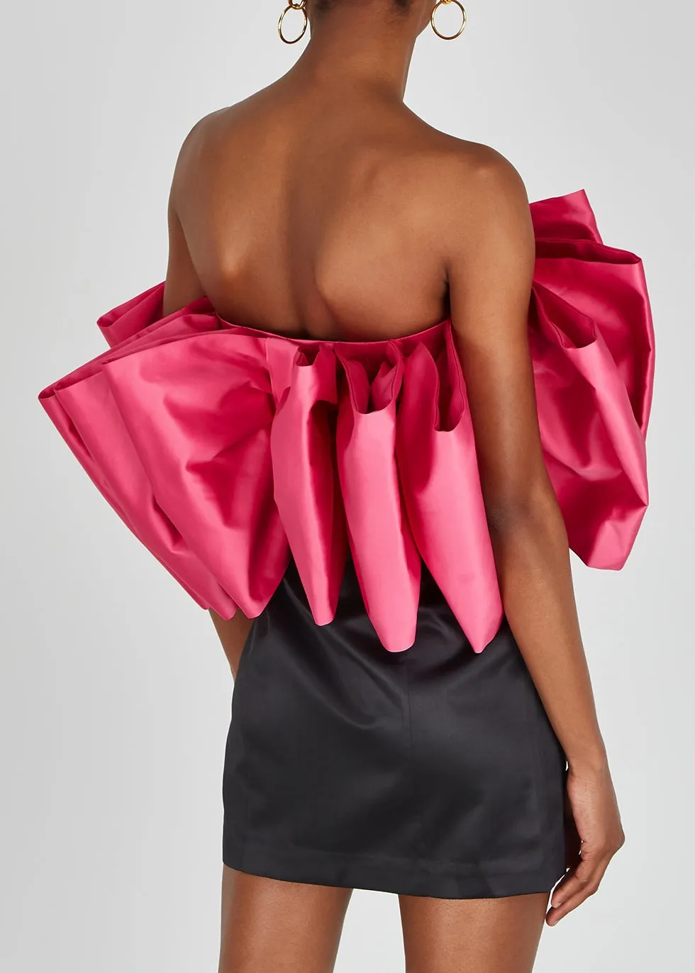 SEXY BOWKNOT STRAPLESS MINI DRESS Gloria Lanvin