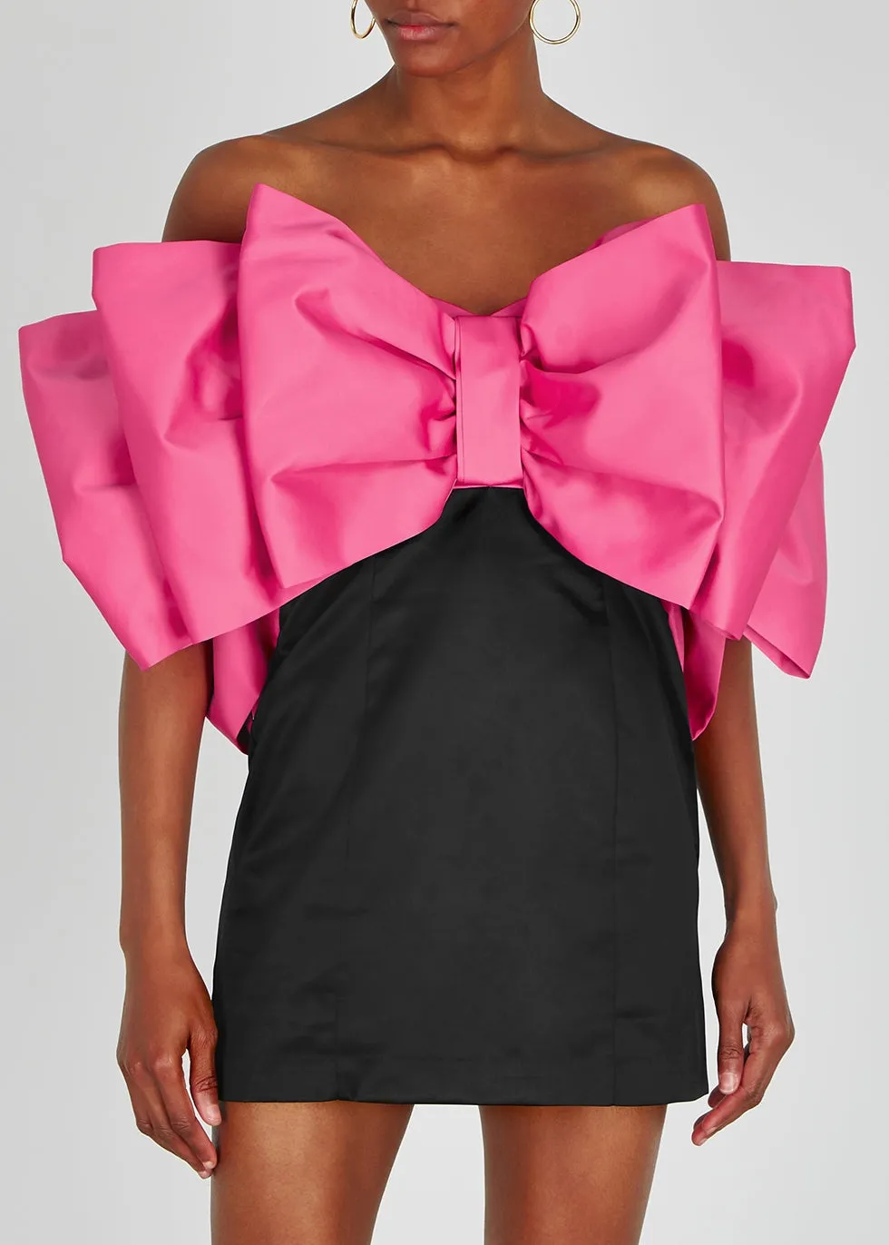 SEXY BOWKNOT STRAPLESS MINI DRESS Gloria Lanvin