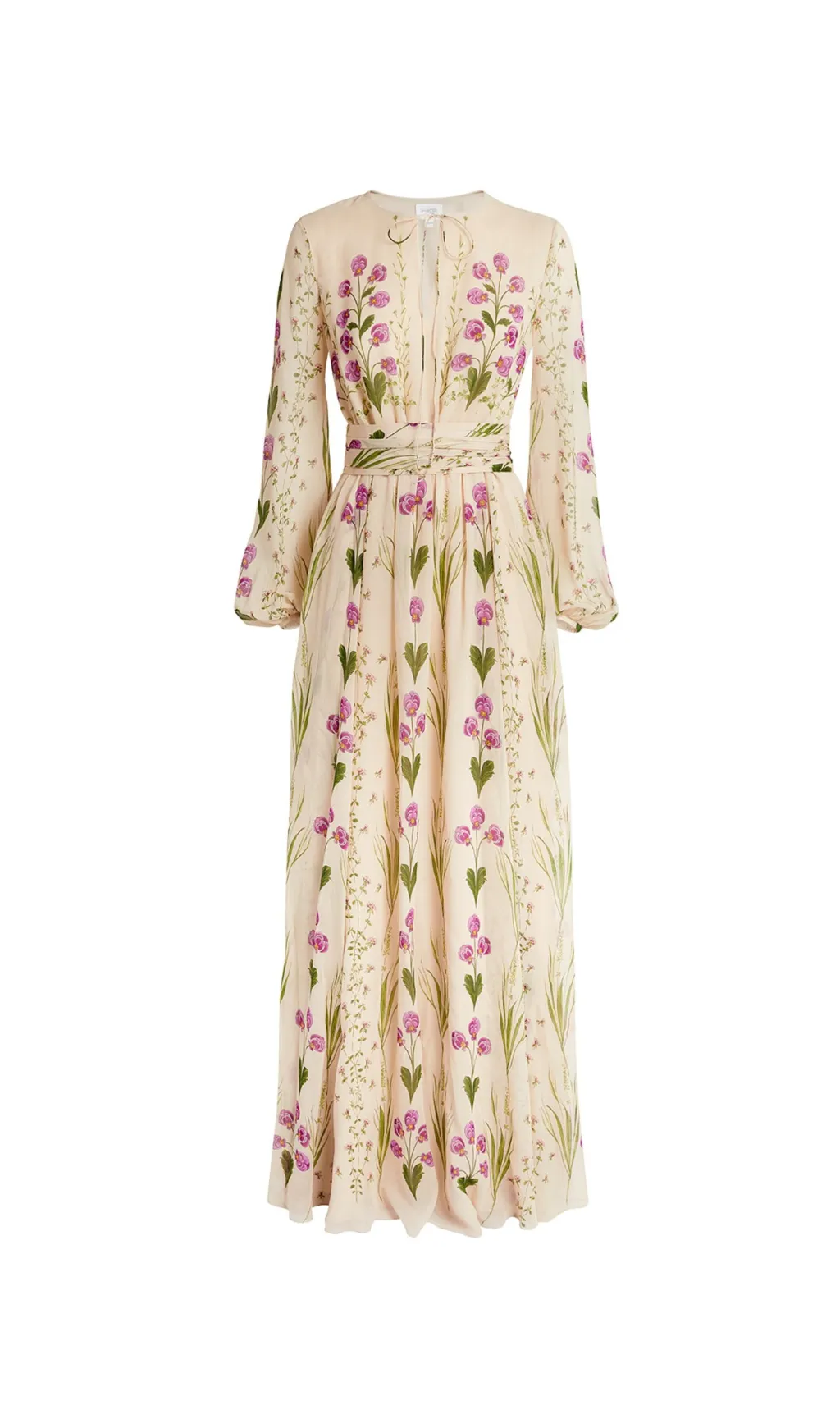SILK FLORAL MAXI DRESS Gloria Lanvin