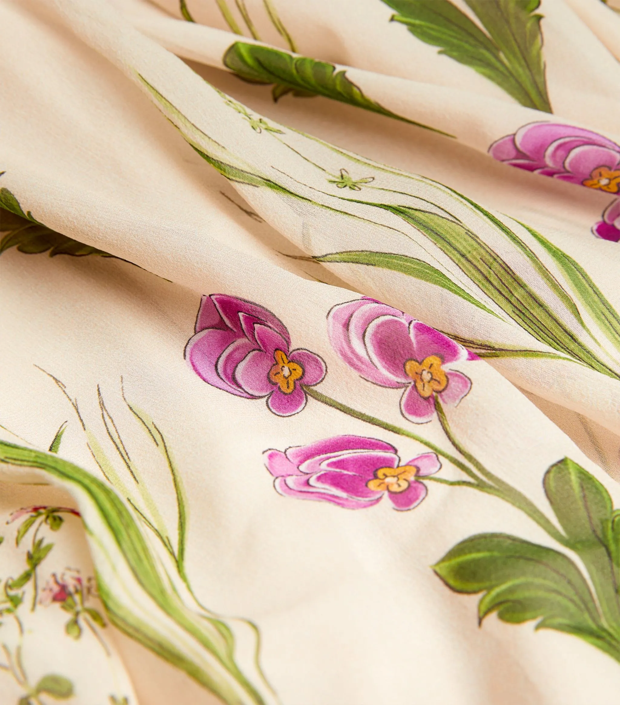 SILK FLORAL MAXI DRESS Gloria Lanvin