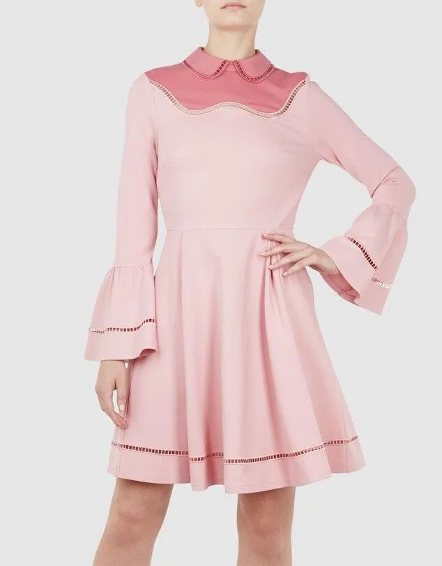 skater mini dress in pink Gloria Lanvin