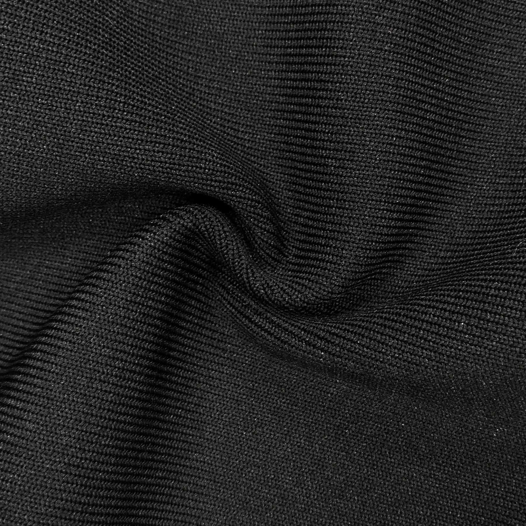 Sleeveless collarless bandage mini dress in black Gloria Lanvin