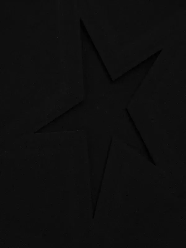 Star Cut-Out bodycon Mini dress in black Gloria Lanvin