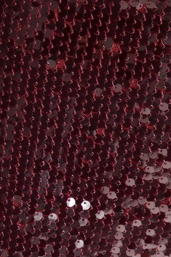 stephanie wine sequin mini dress Gloria Lanvin