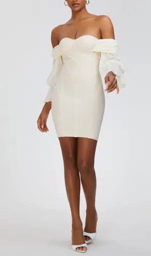 STRAPLESS BANDAGE MINI DRESS Gloria Lanvin