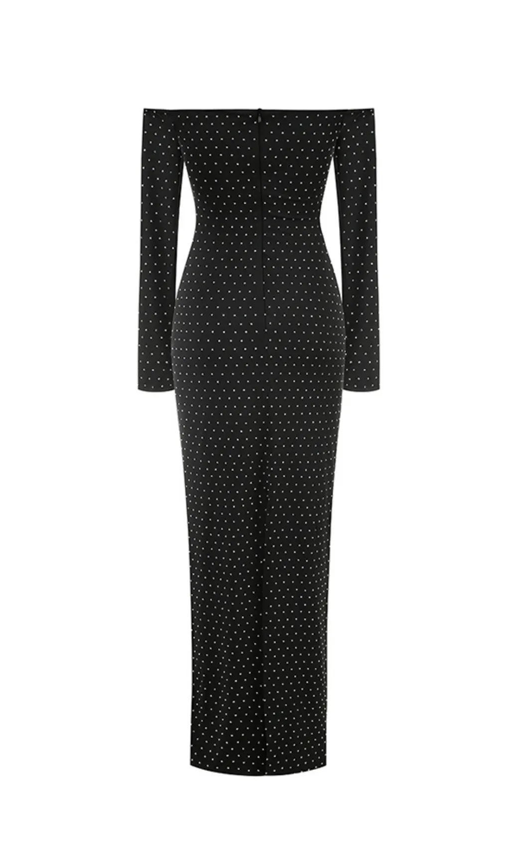 STRAPLESS BRIGHT DIAMOND HOLLOW SLIM MAXI DRESS Gloria Lanvin