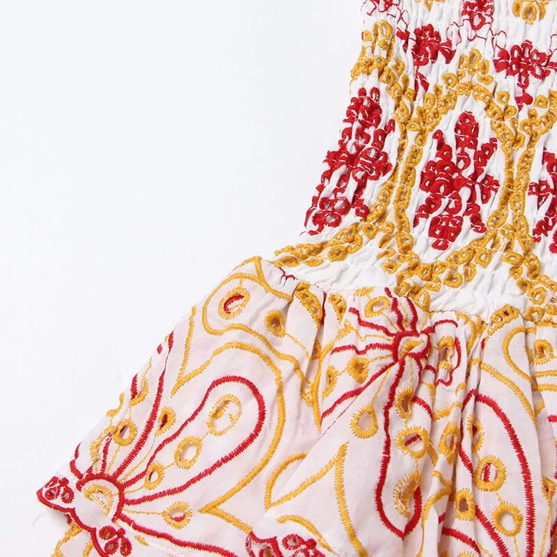 STRAPLESS RUFFLE MINI DRESS Gloria Lanvin