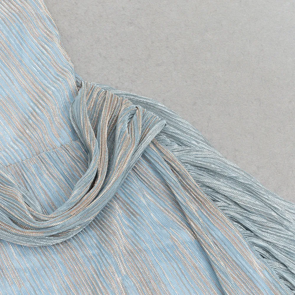 STRIPED CHIFFON MAXI DRESS Gloria Lanvin