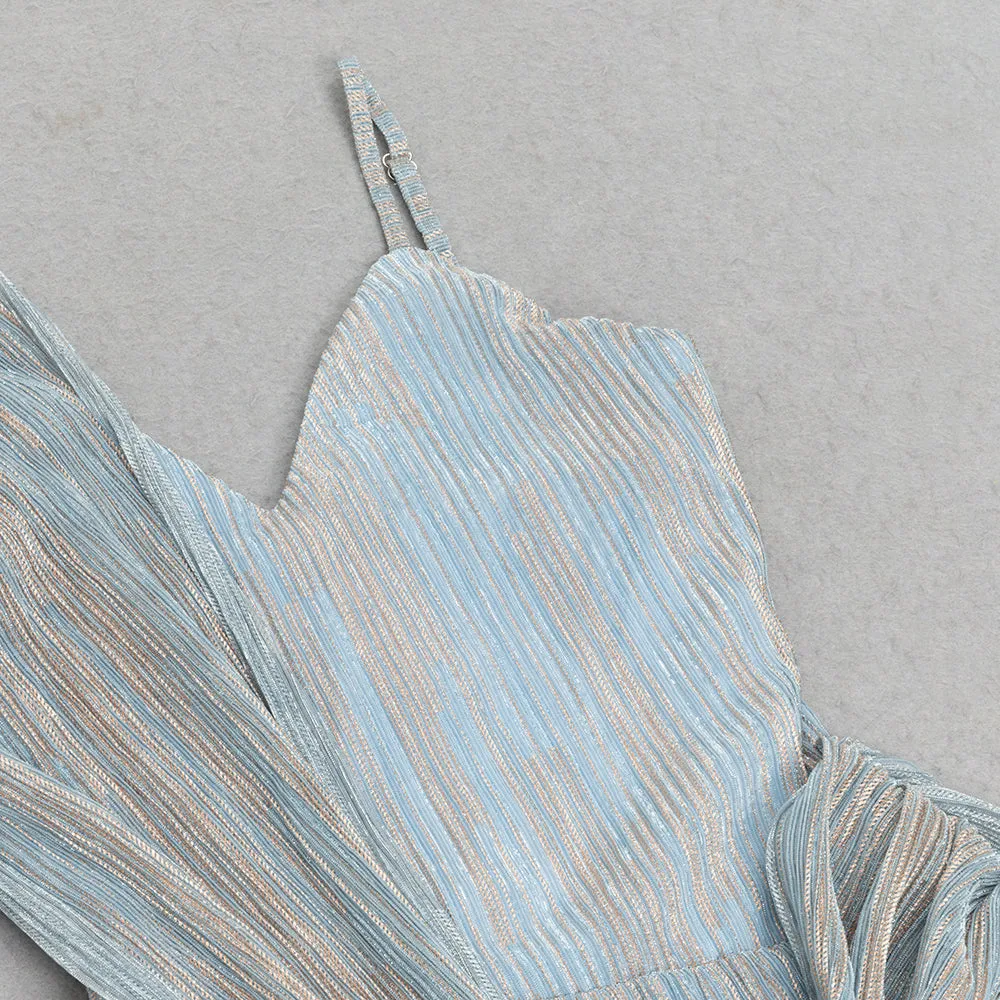 STRIPED CHIFFON MAXI DRESS Gloria Lanvin