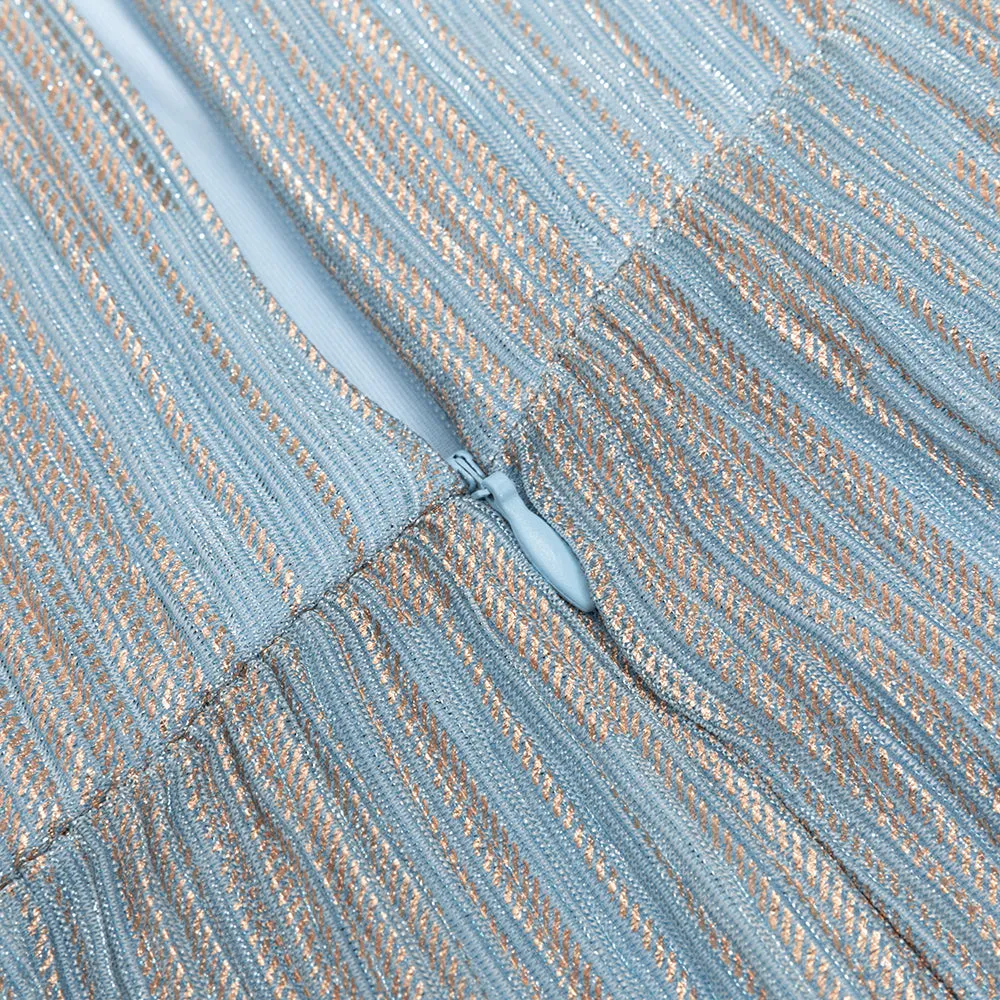 STRIPED CHIFFON MAXI DRESS Gloria Lanvin