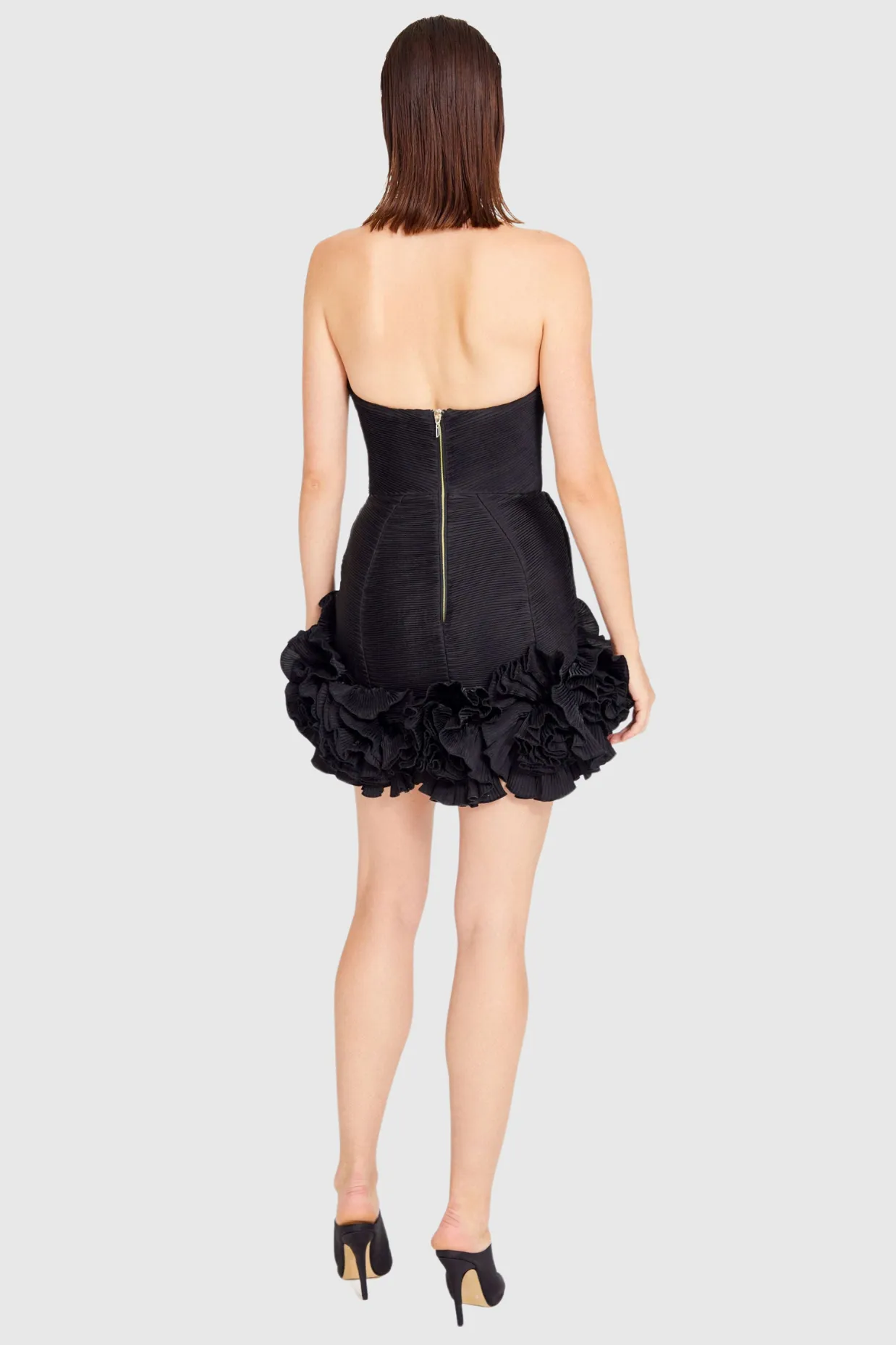 Tatya Flower Strapless Mini Bandage Dress Gloria Lanvin