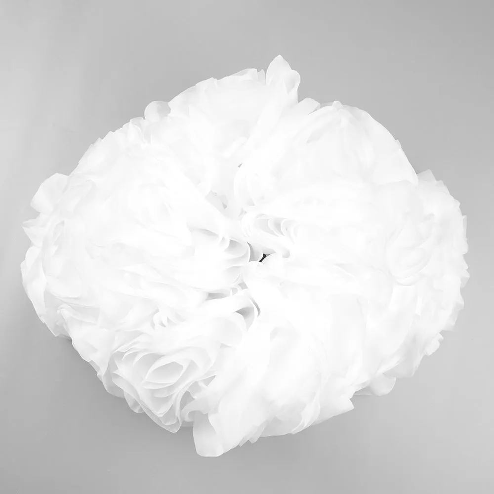tina white 3d flowers strapless black mini dress Gloria Lanvin