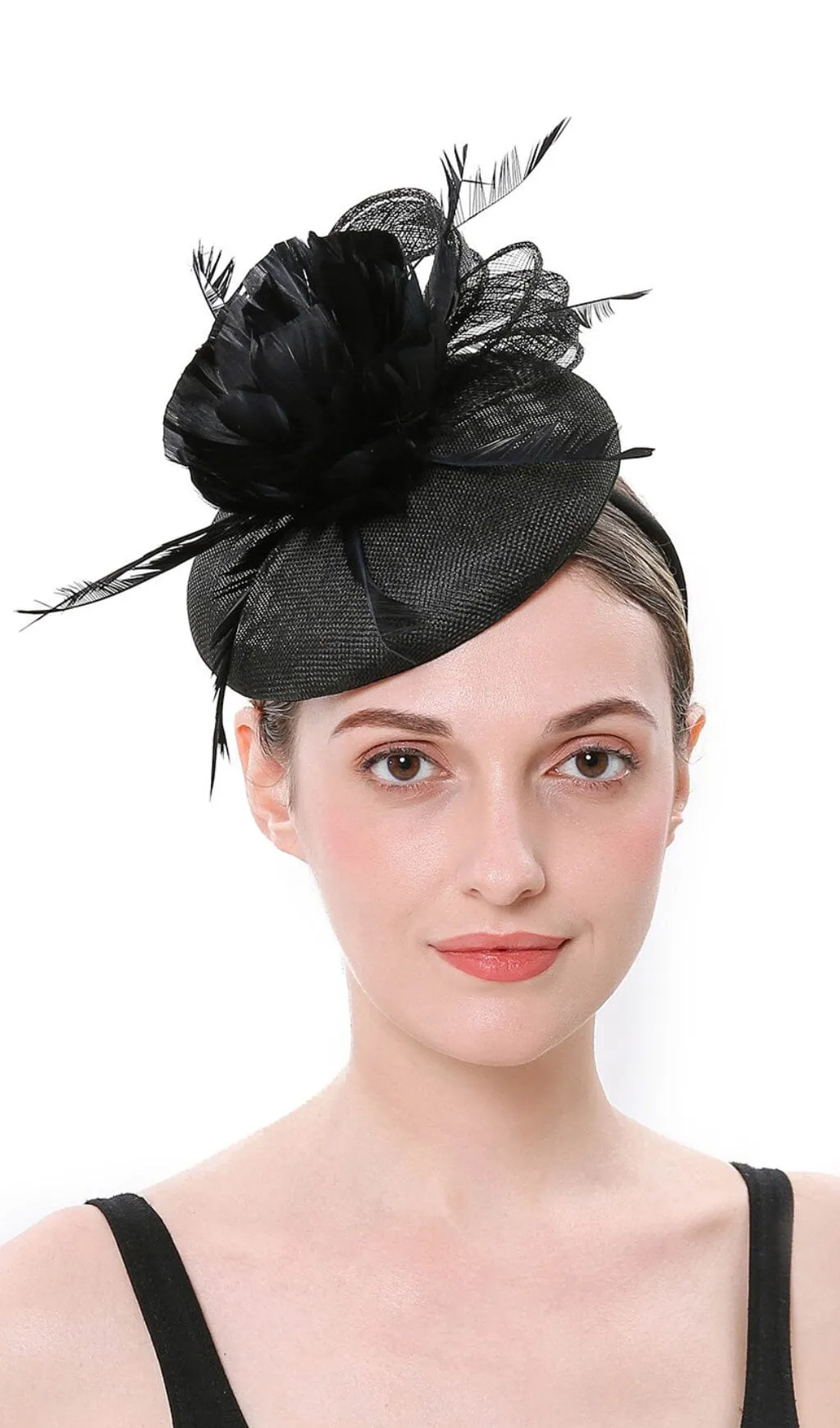 TOPPER FEATHER FLOWER FASCINATORS Gloria Lanvin
