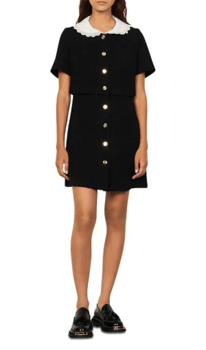 TWEED PETER PAN COLLAR DRESS Gloria Lanvin