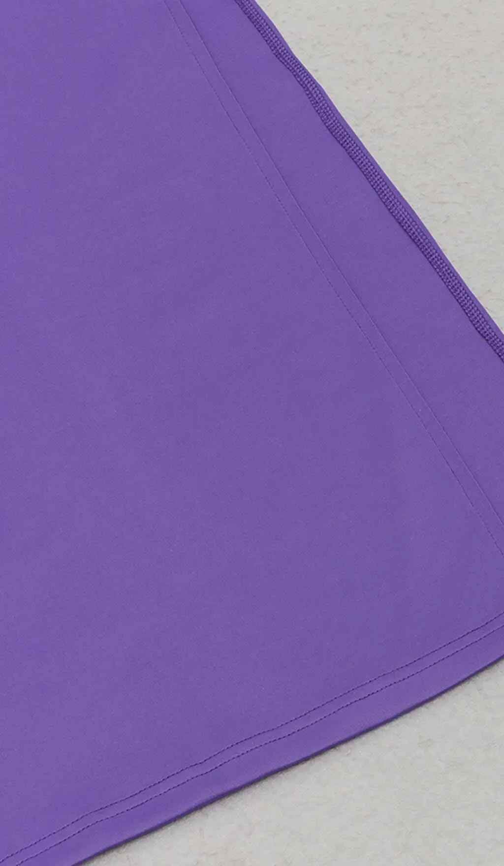 TWIST FRONT CUT OUT MAXI DRESS IN PURPLE Gloria Lanvin