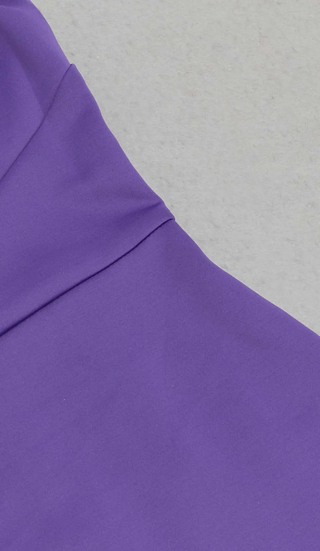 TWIST FRONT CUT OUT MAXI DRESS IN PURPLE Gloria Lanvin