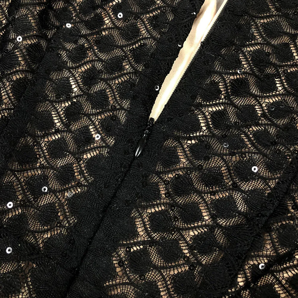 V NECK BANDAGE JUMPSUIT IN BLACK Gloria Lanvin