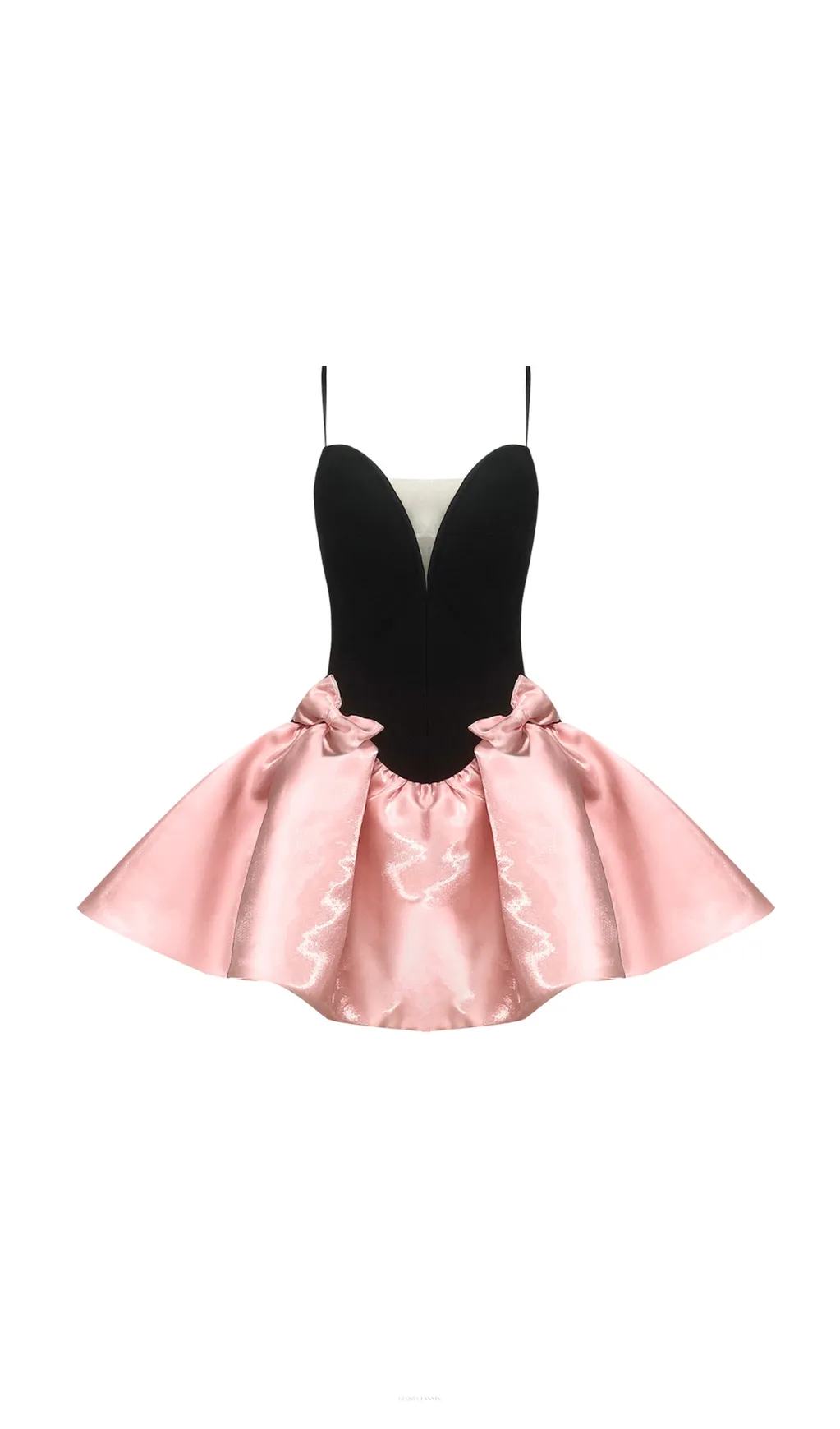 valerie two-tone bowquette mini dress Gloria Lanvin
