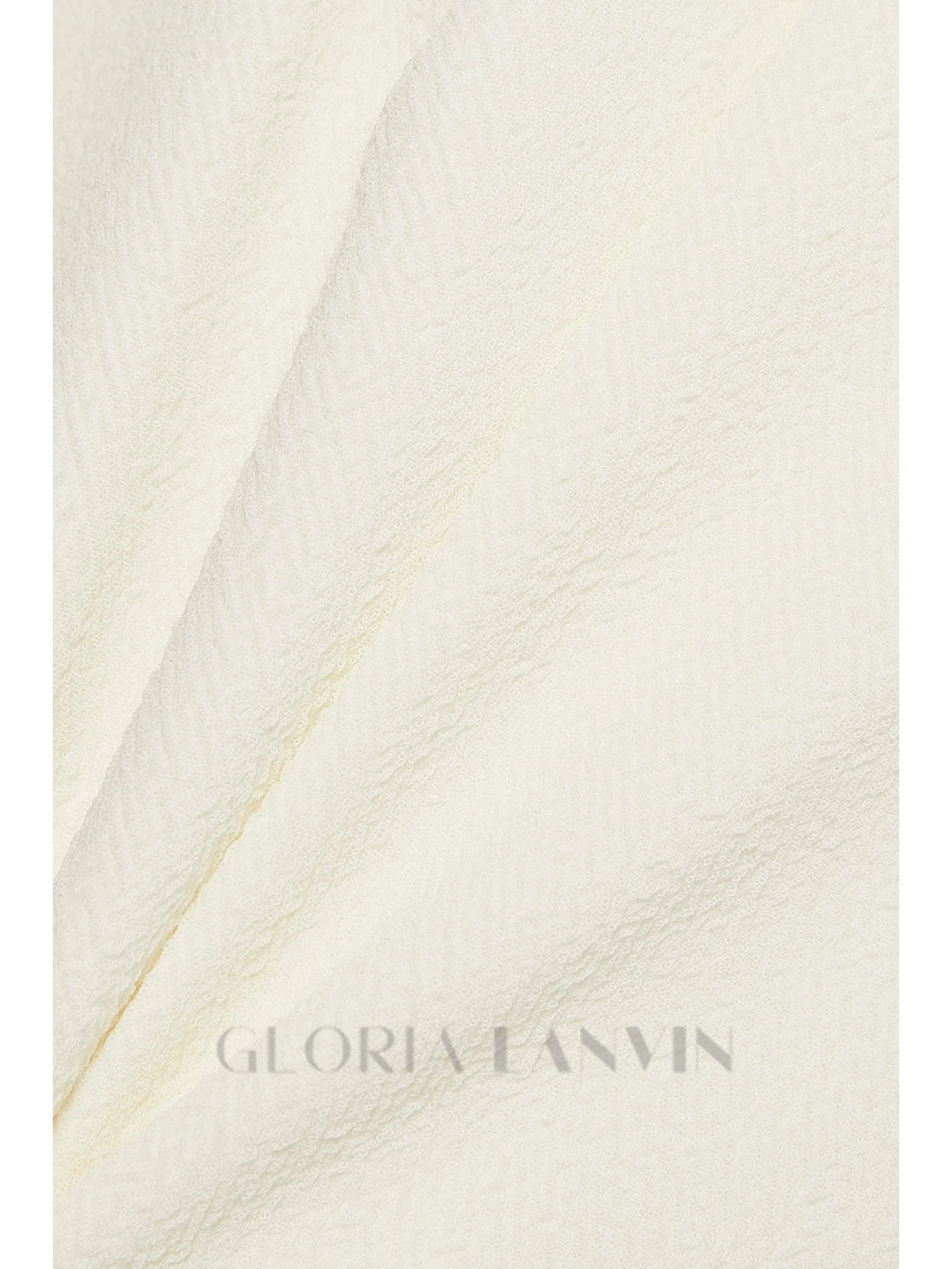 Vesper off-the-shoulder crepe jumpsuit in ivory Gloria Lanvin