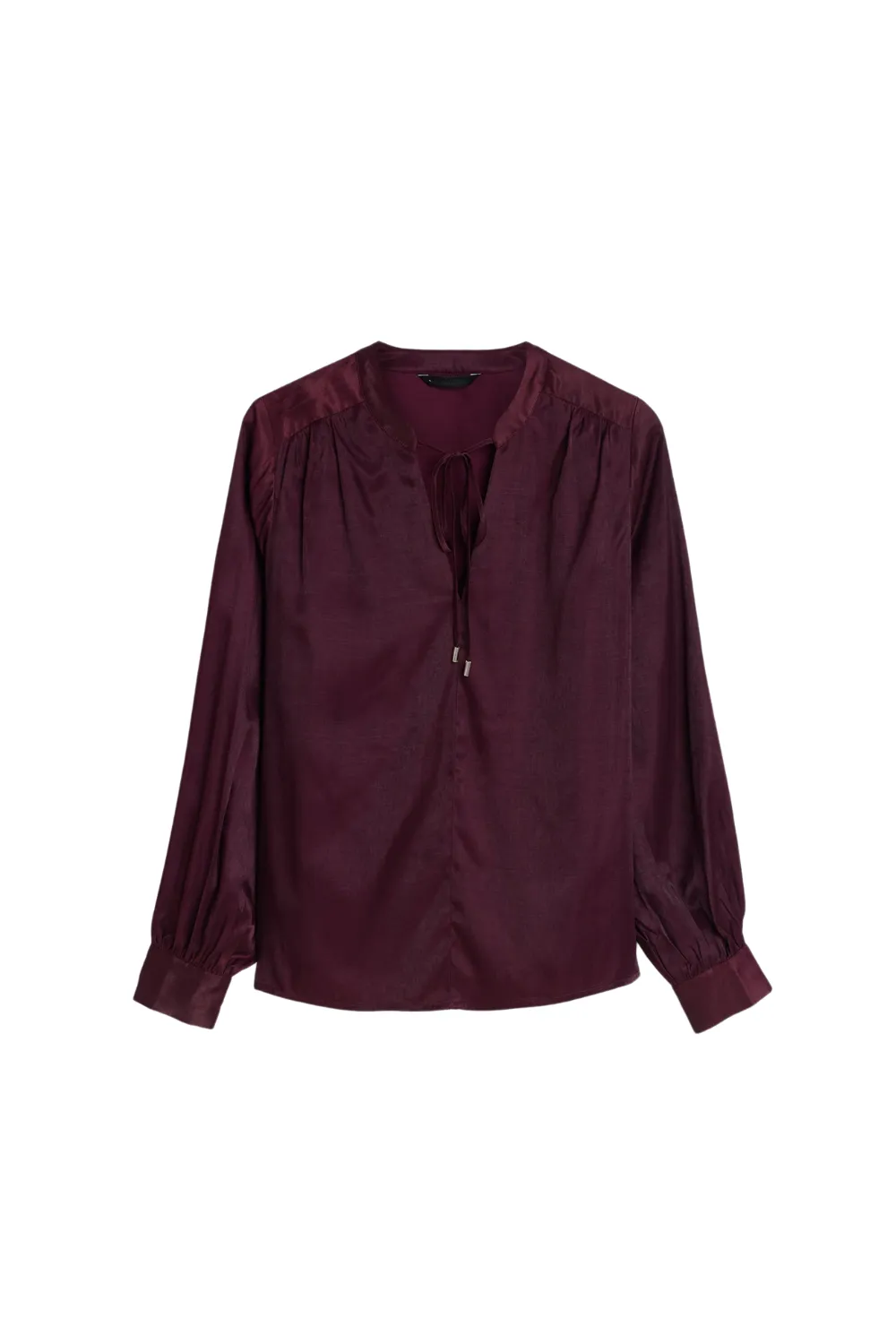 Viscose blouse in burgundy Gloria Lanvin