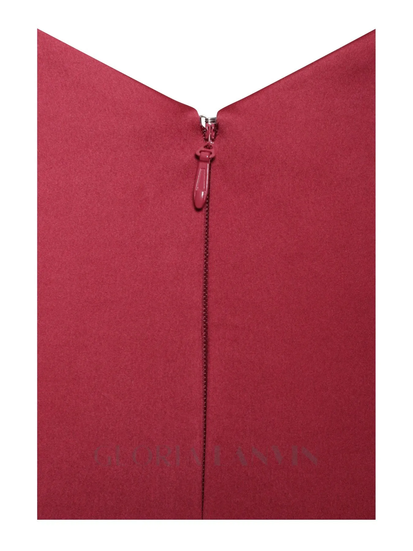 VIVIEN SATIN MINI DRESS IN RED Gloria Lanvin