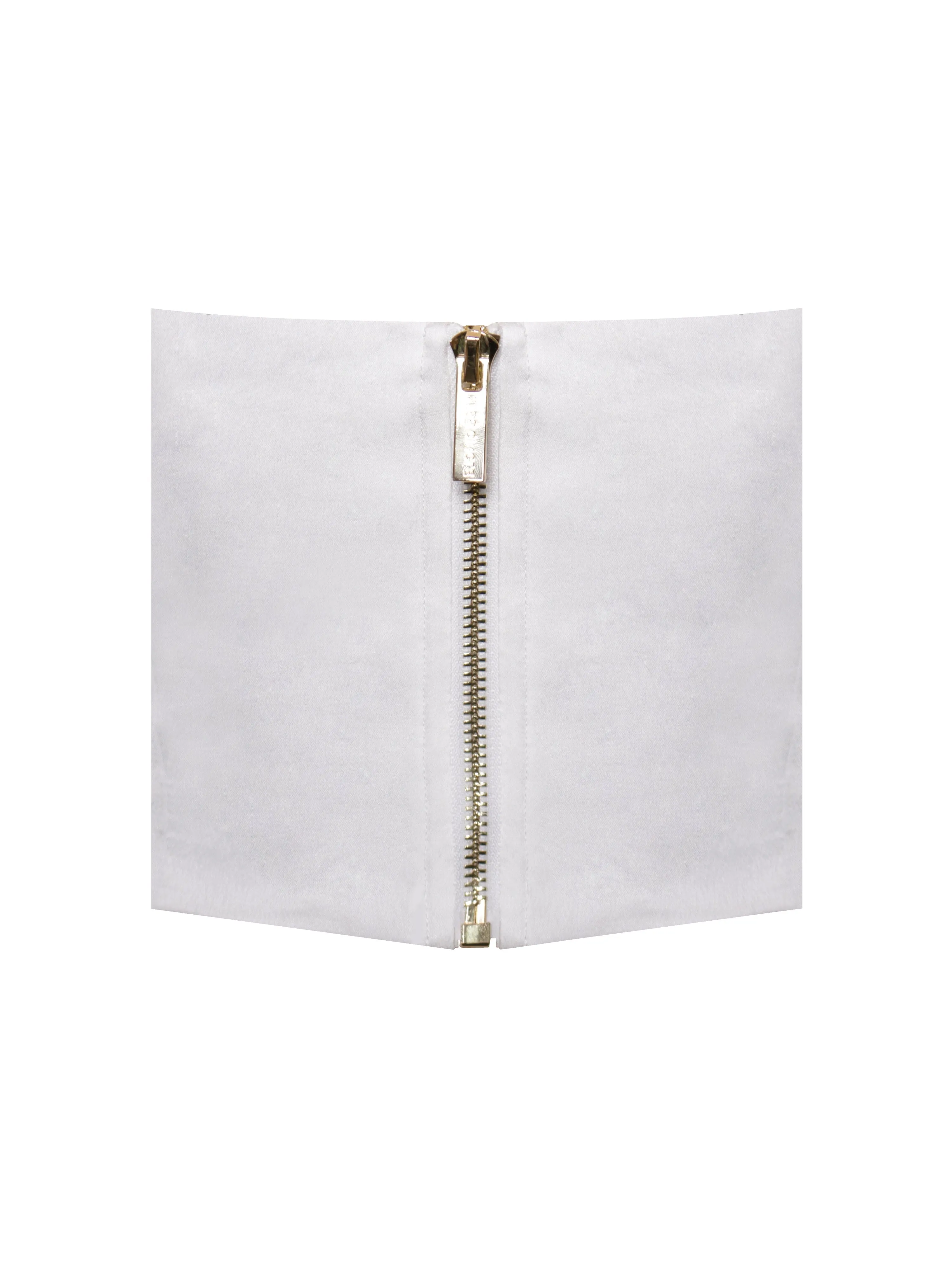 WHITE LACE SATIN CORSET TOP Gloria Lanvin