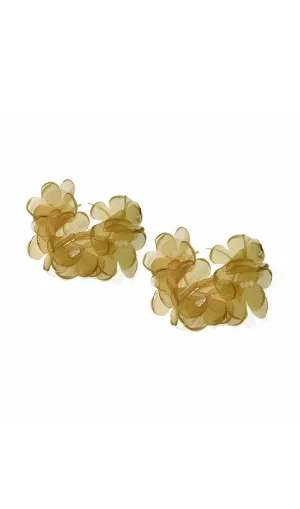 yellow Artificial water earrings Gloria Lanvin