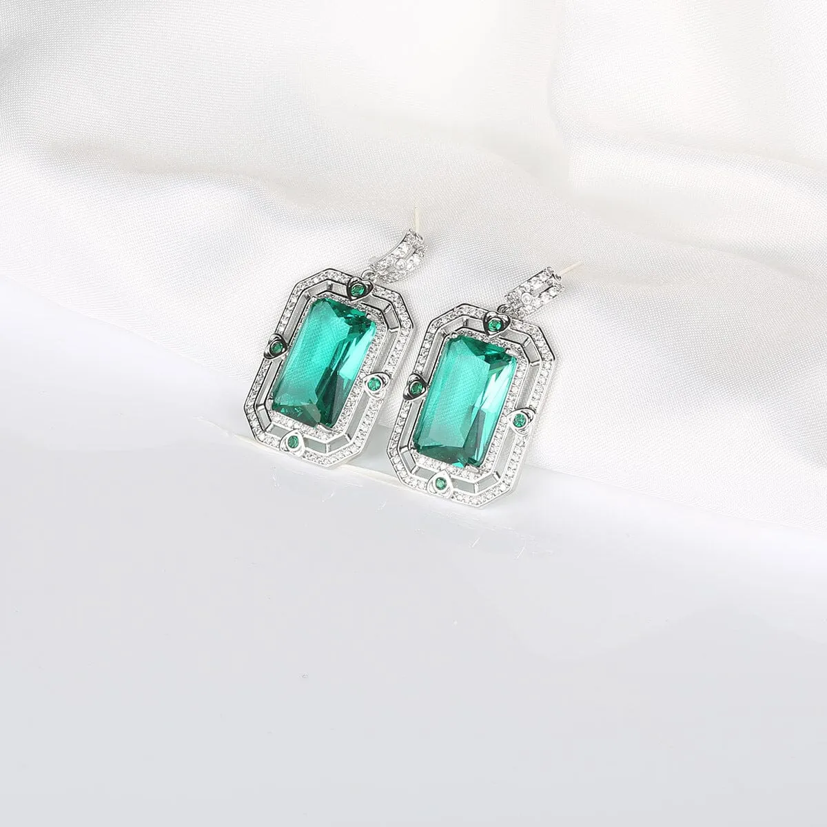 ZIRCON GEOMETRIC EARRINGS Gloria Lanvin