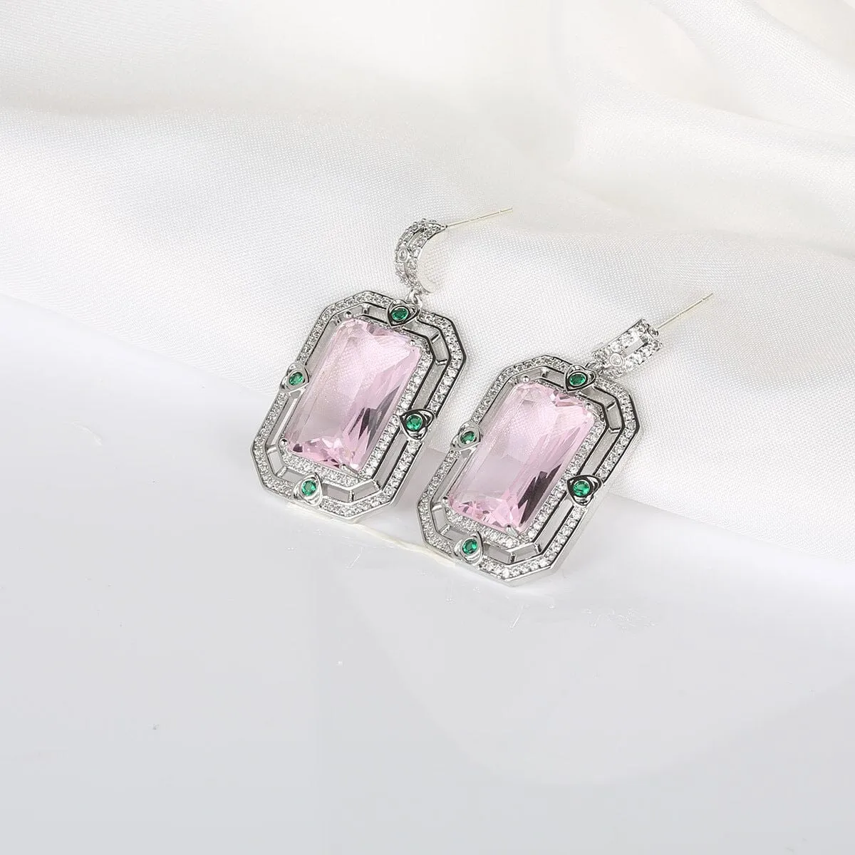 ZIRCON GEOMETRIC EARRINGS Gloria Lanvin