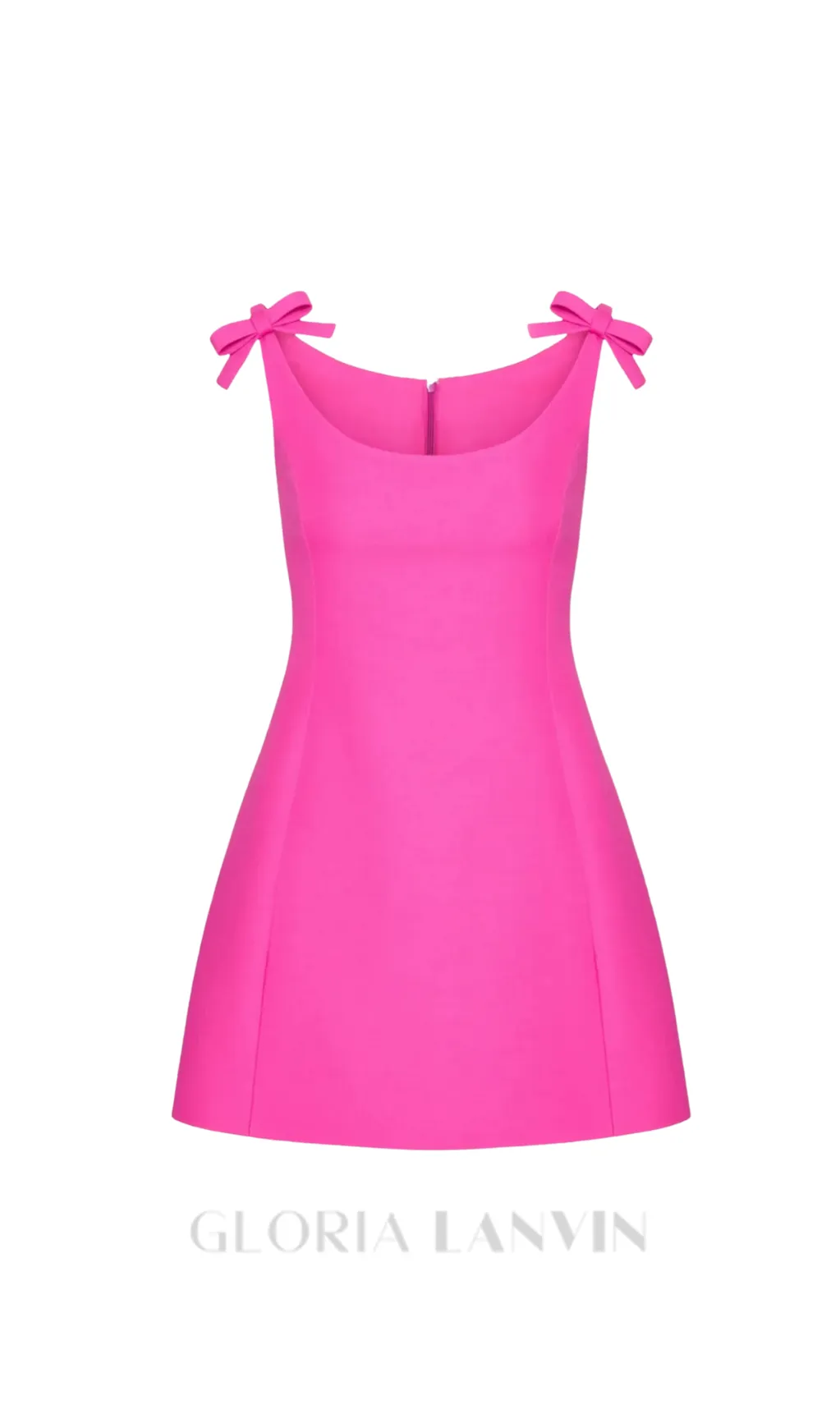 Zulekha Bow Sleeveless Mini Dress Gloria Lanvin